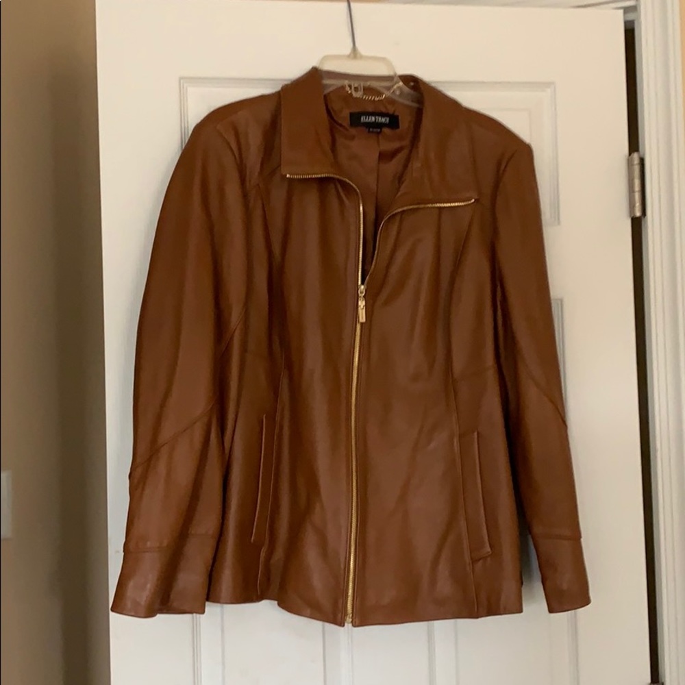Ellen Tracy leather jacket